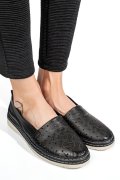 ESPADRILE NEGRE PIELE NATURALA 9PC0