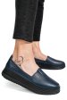 Mocasini albastri piele naturala 1pc967
