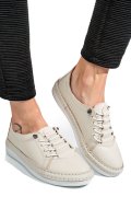 PANTOFI SPORT BEJ PIELE NATURALA 5PC00