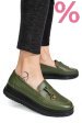 Mocasini verzi piele naturala 1pc982