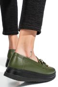 MOCASINI VERZI PIELE NATURALA 1PC982