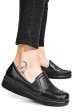 Pantofi negri piele naturala 6pc02