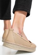 ESPADRILE BEJ PIELE NATURALA 1PC03