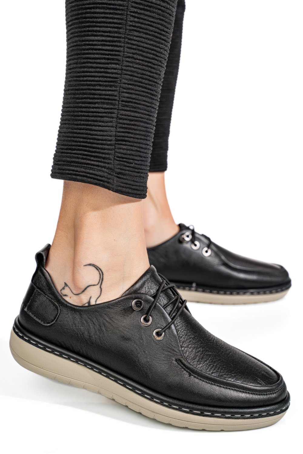 MOCASINI NEGRI PIELE NATURALA 1PC44