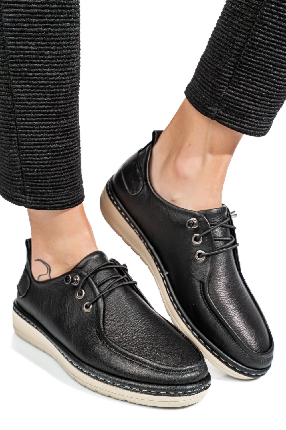 MOCASINI NEGRI PIELE NATURALA 1PC44