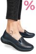 Mocasini bleumarin piele naturala apcrt409