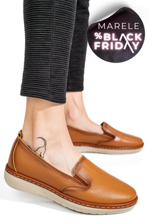 Mocasini maro piele naturala 0pc36