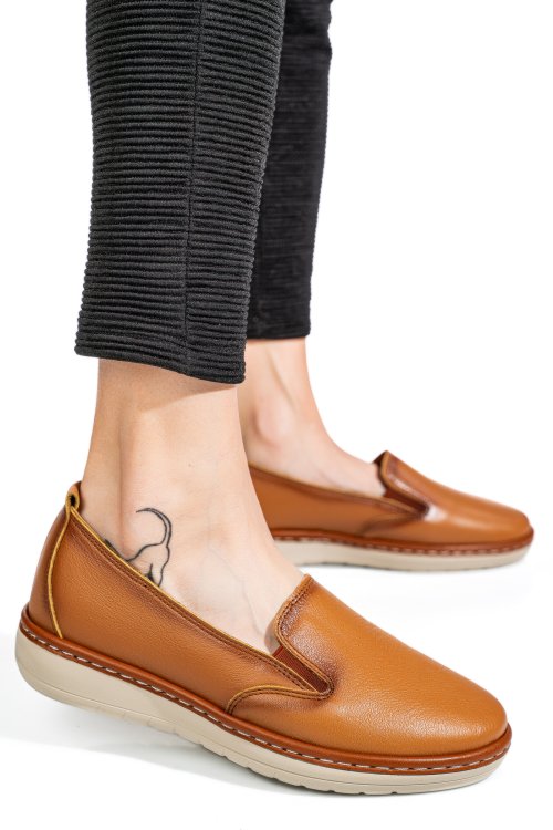 Mocasini maro piele naturala 0pc36