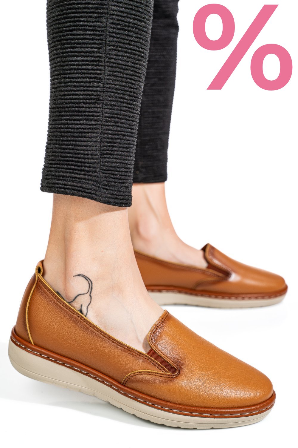 MOCASINI MARO PIELE NATURALA 0PC36