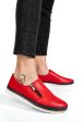 Espadrile rosii piele naturala 0pc10