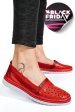 Espadrile rosii piele naturala 9pc0