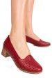 Pantofi rosii piele naturala 3pc06mm