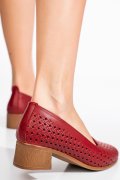 PANTOFI ROSII PIELE NATURALA 3PC06MM