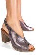Sandale pewter piele naturala apcrt2025