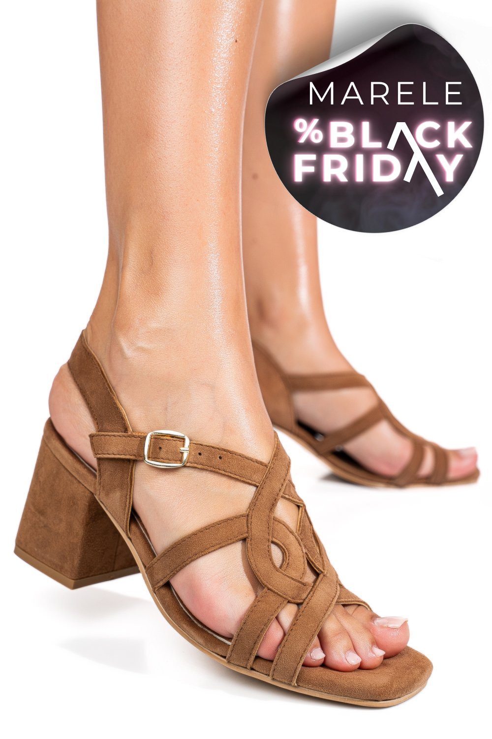 SANDALE MARO PIELE NATURALA INTOARSA ES77M8660