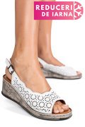 SANDALE ALBE PIELE NATURALA 6S7700AM