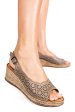 Sandale taupe piele naturala 6s7700am