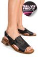 Sandale negre piele naturala 5s770320
