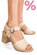 Sandale maro deschis piele naturala 0s7735
