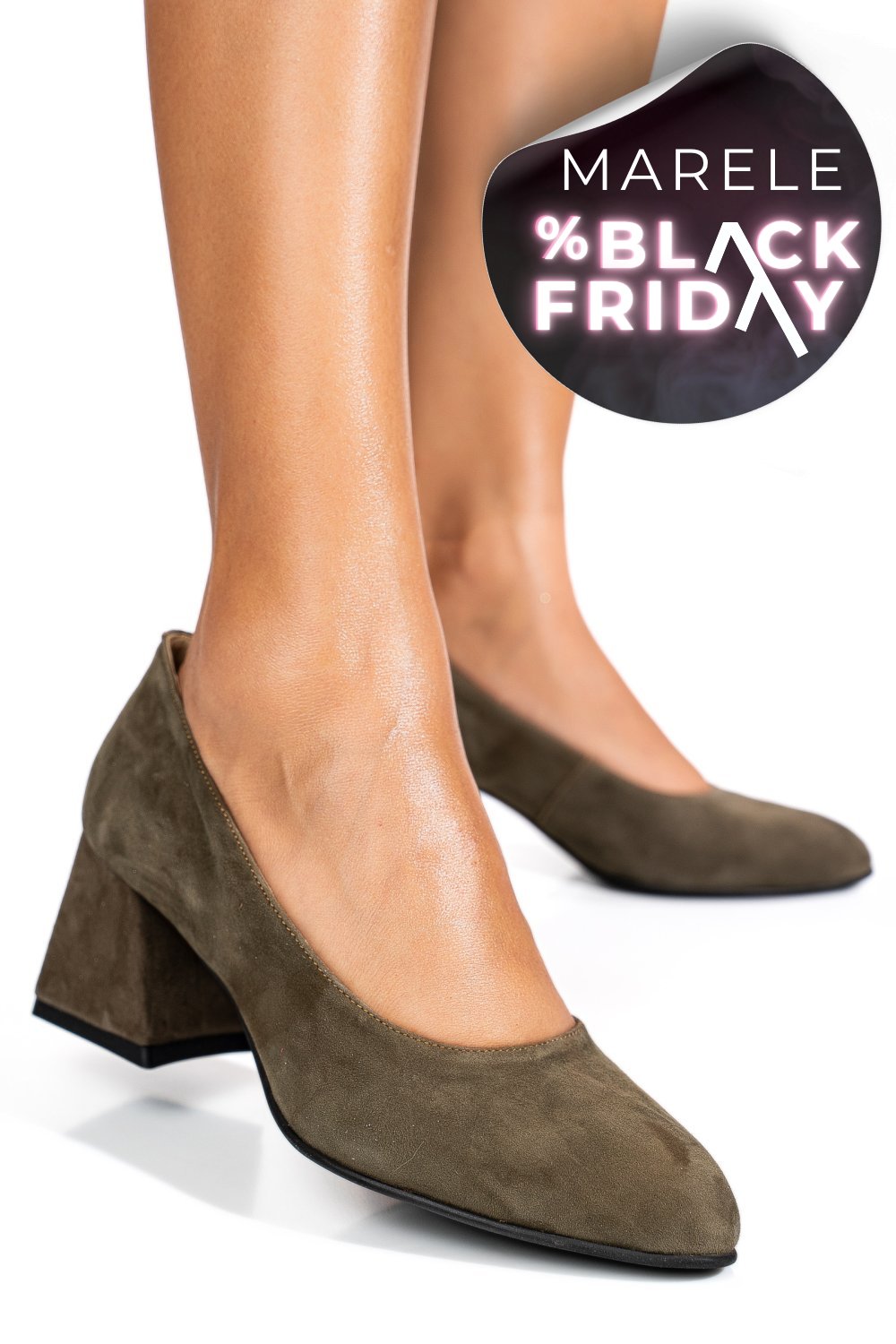 PANTOFI KHAKI PIELE NATURALA INTOARSA 5S77006