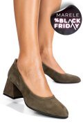 PANTOFI KHAKI PIELE NATURALA INTOARSA 5S77006