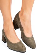 PANTOFI KHAKI PIELE NATURALA INTOARSA 5S77006