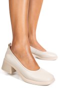 PANTOFI ALBI PIELE NATURALA AS77N480VE