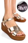 SANDALE AURII PIELE NATURALA LS77ECCE
