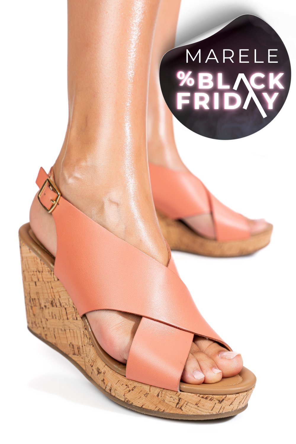 SANDALE ROZ PIELE NATURALA TS77P01C29