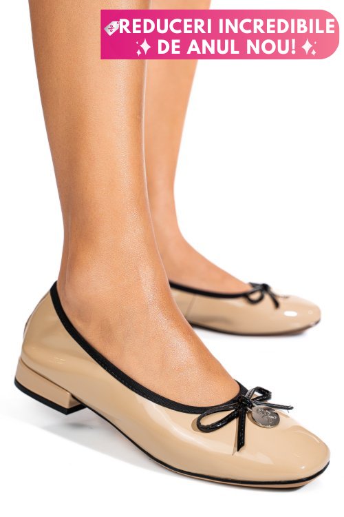 Balerini bej piele naturala as77n560ve