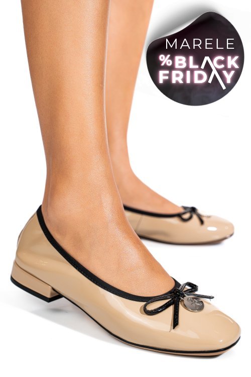 Balerini bej piele naturala as77n560ve