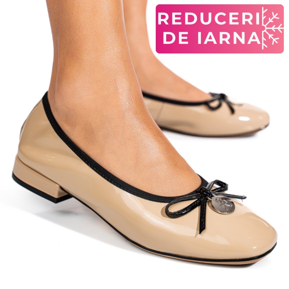 BALERINI BEJ PIELE NATURALA AS77N560VE