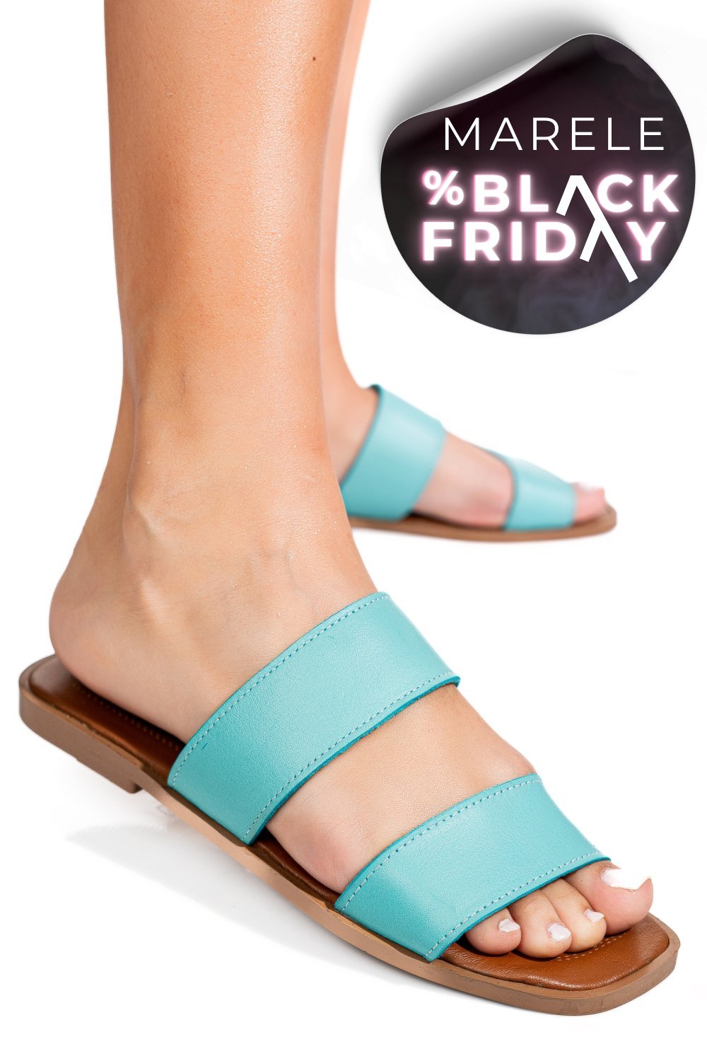 PAPUCI TURCOAZ PIELE NATURALA KS77ZT004