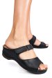 Papuci negri piele naturala 1pc312