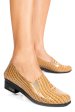 Pantofi crem piele naturala lacuita 2pc01mm