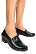 Pantofi negri piele naturala lacuita 2pc01mm