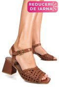 SANDALE MARO PIELE NATURALA ES77M8644