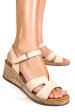 Sandale bej piele naturala 6s7703am