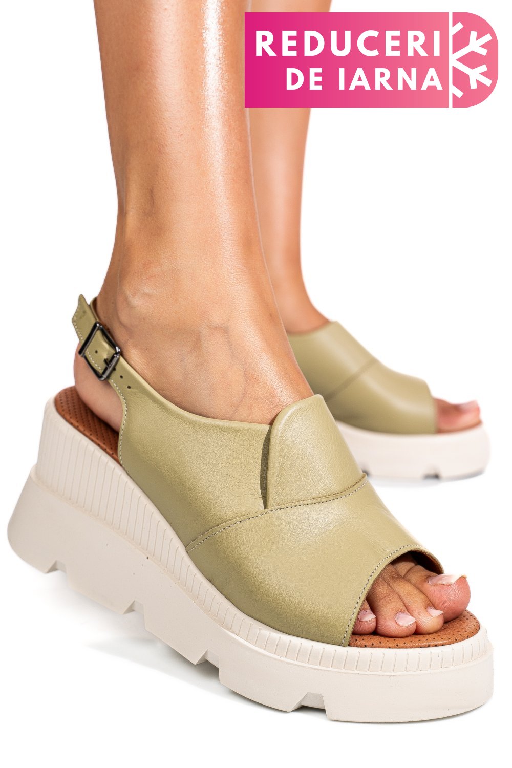 SANDALE VERZI PIELE NATURALA YS7711