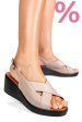 Sandale taupe piele naturala 7s7740