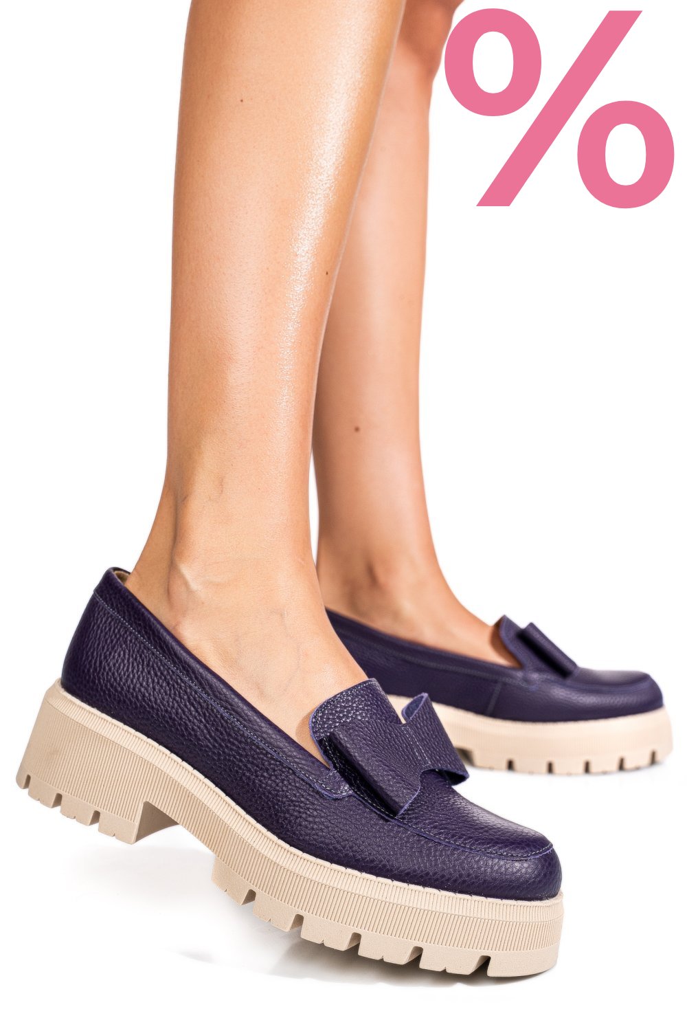 MOCASINI MOV PIELE NATURALA 2S77115