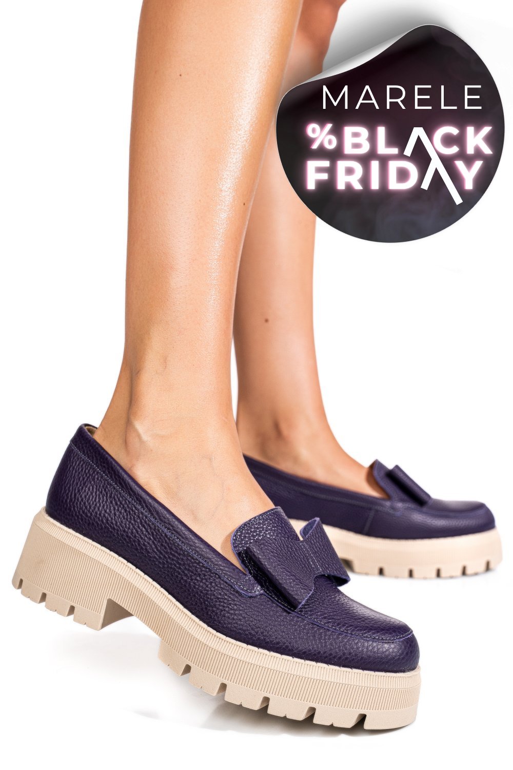 MOCASINI MOV PIELE NATURALA 2S77115