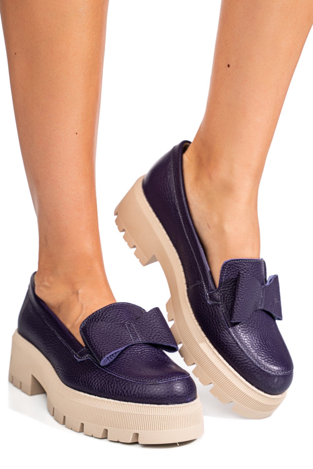 MOCASINI MOV PIELE NATURALA 2S77115