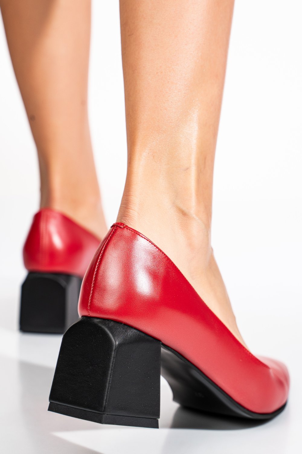 PANTOFI ROSII PIELE NATURALA 5S77460