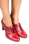 PANTOFI ROSII PIELE NATURALA 5S77771