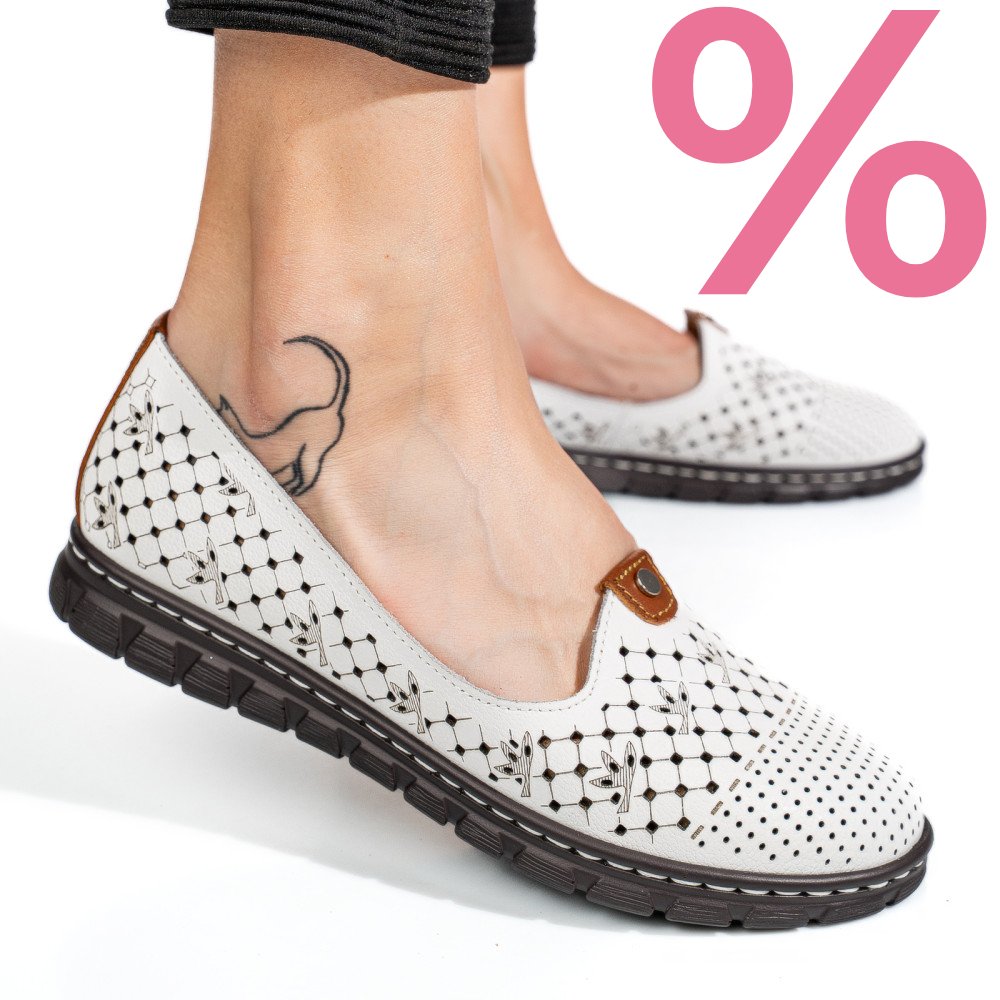 ESPADRILE WHITE PIELE NATURALA JSPY2602