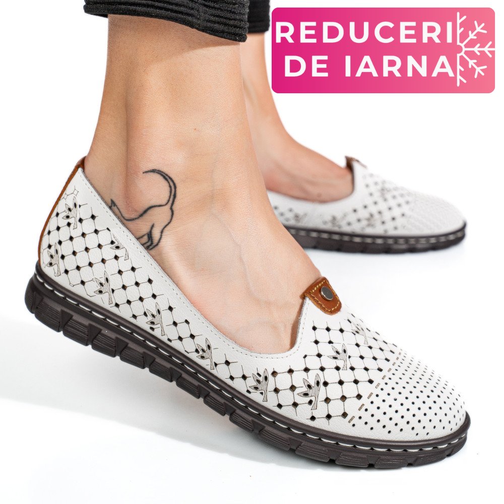 ESPADRILE WHITE PIELE NATURALA JSPY2602