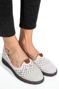 ESPADRILE WHITE PIELE NATURALA JSPY2602