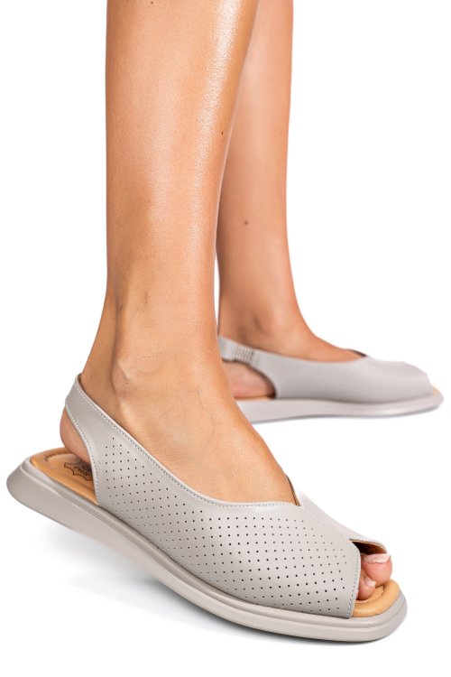 Sandale gri piele naturala tsp6028