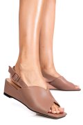 SANDALE ROZ PIELE NATURALA XSPT24065